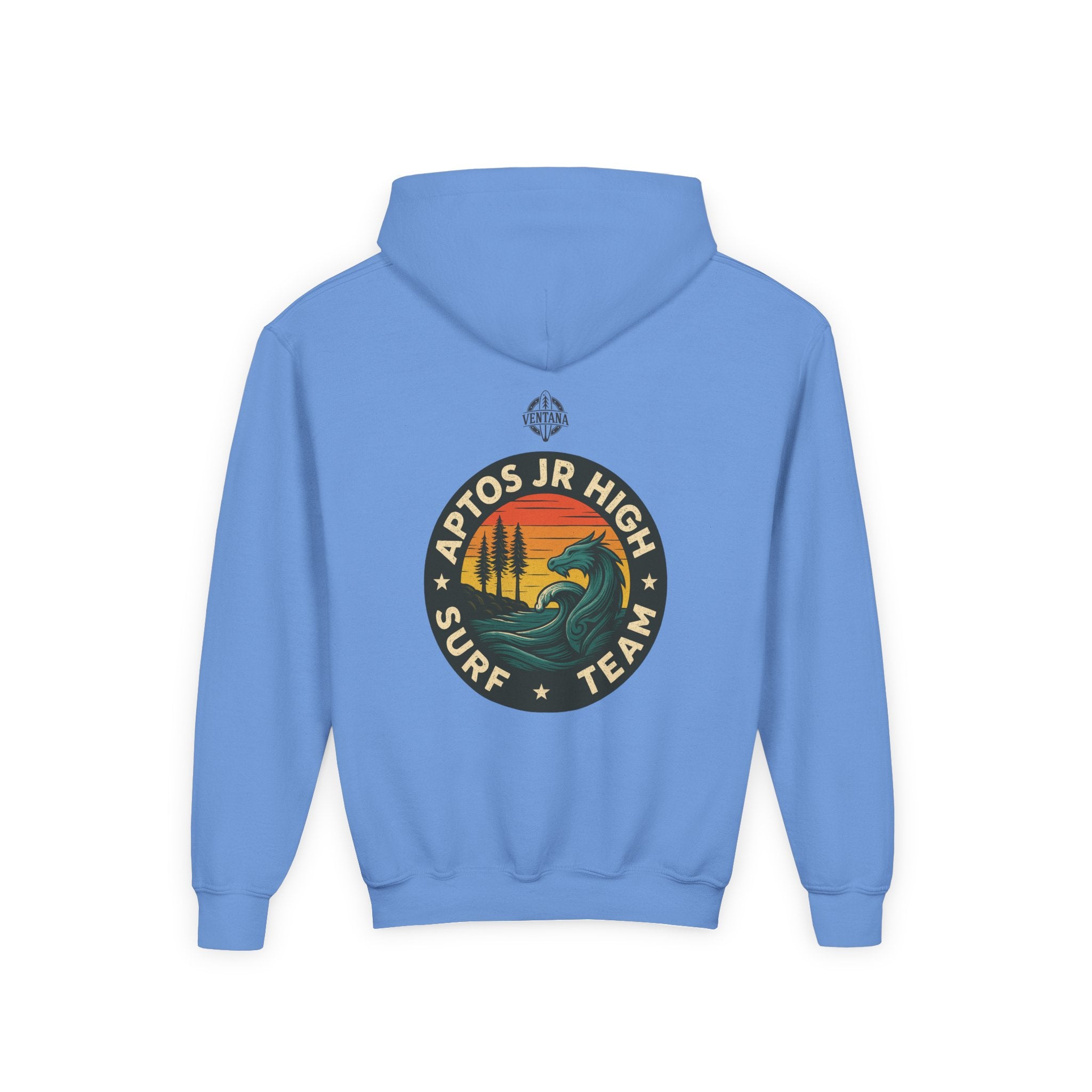 Aptos Jr High Surf Team Youth Pull-Over Hoodie - Heavy Blend Sweatshirt