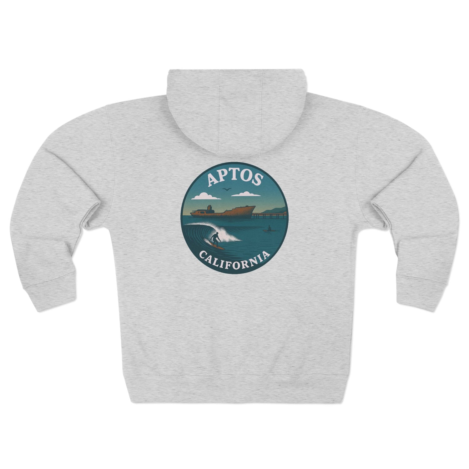 Aptos California Classic Unisex - Zip Cotton Blend Fleece Hoodie