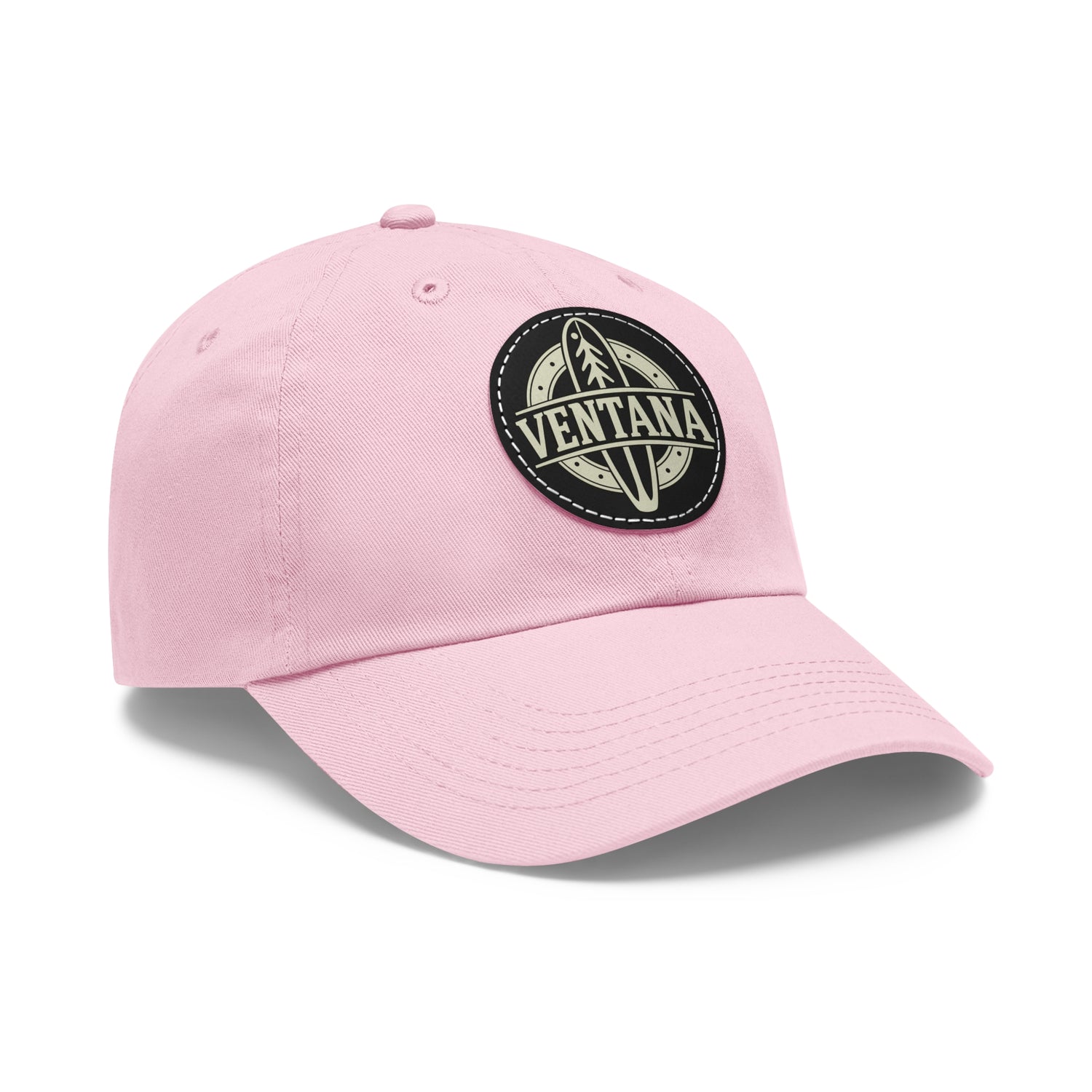 Ventana Treefish Logo Vegan Leather Patch Hat