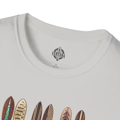 Ventana Wooden Surfboards Unisex - Soft Style U.S. Cotton T-Shirt