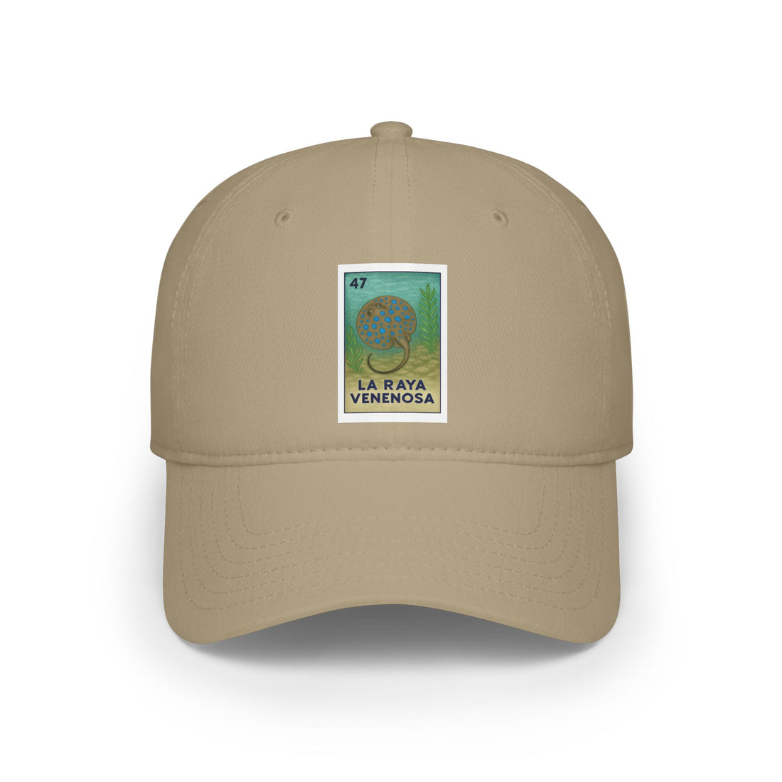 Stingray Lotería Unisex - 100% Cotton Baseball Cap (La Raya Venenosa)
