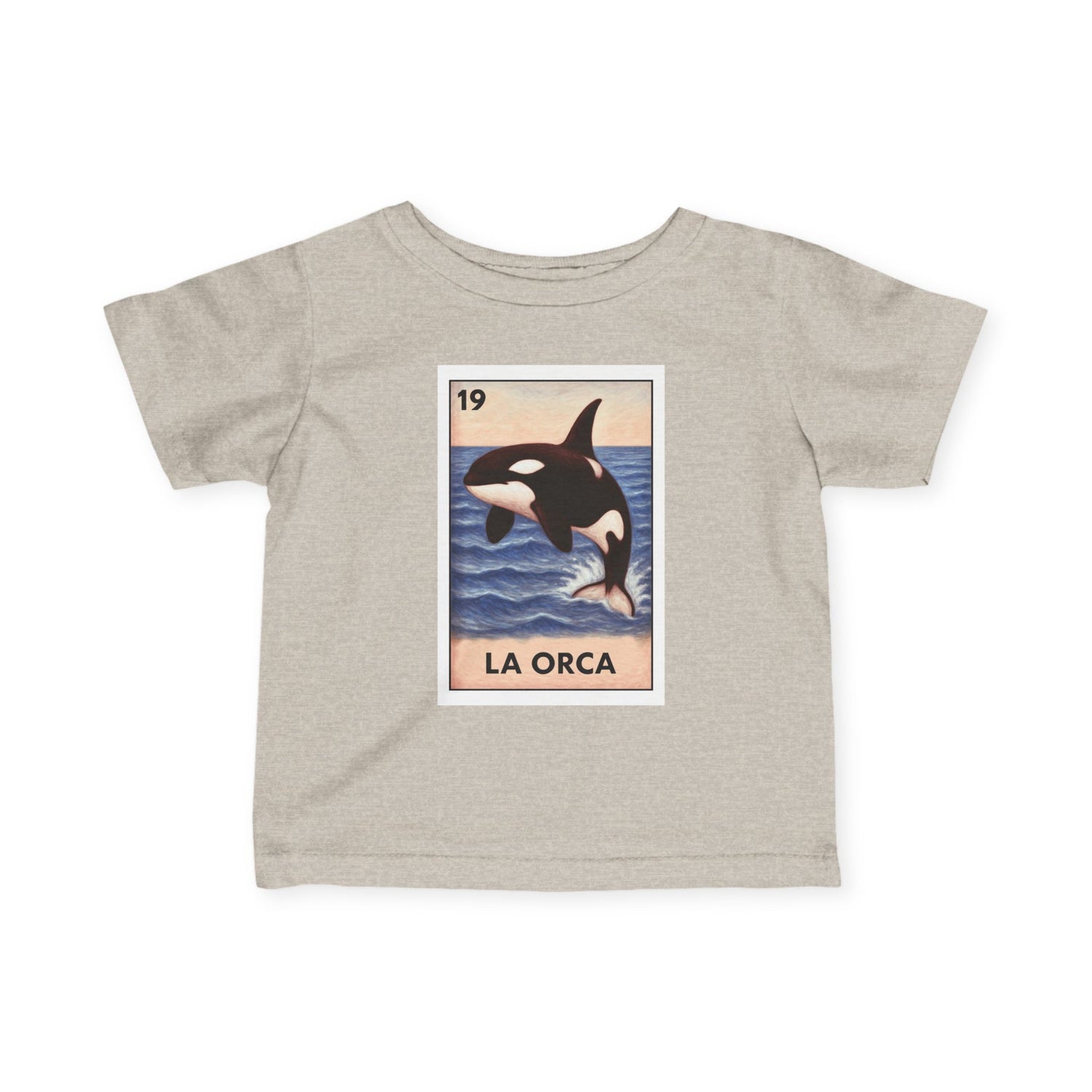 Orca Lotería - Infant 100% Cotton T-Shirt (La Orca)