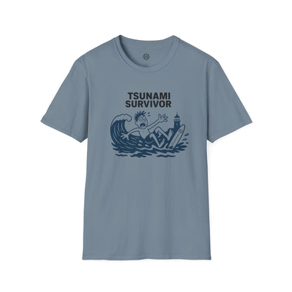 Tsunami Survivor Unisex - Soft Style U.S. Cotton T-Shirt