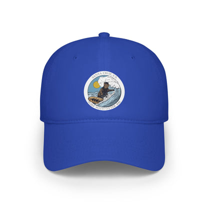 Surf with Otter 841 by Thiago Bianchini - 100% Cotton Baseball Cap