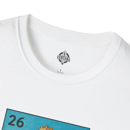 Seahorse Lotería Unisex - Soft Style U.S. Cotton T-Shirt (El Caballito del Mar)