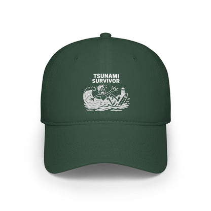 Tsunami Survivor - 100% Cotton Baseball Cap
