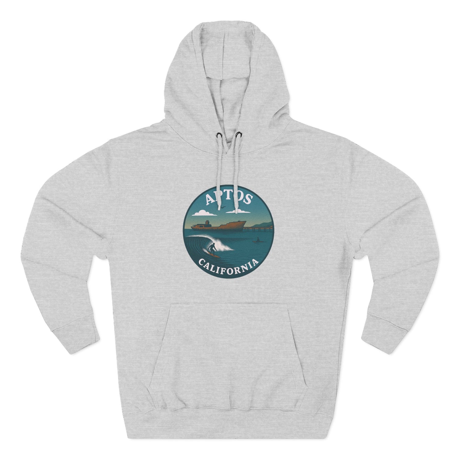 Aptos California Classic Unisex - Pull-Over Cotton Blend Fleece Hoodie