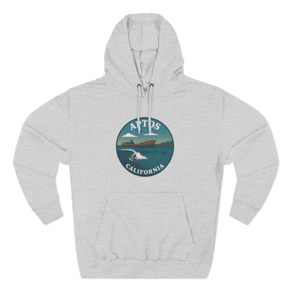 Aptos California Classic Unisex - Pull-Over Cotton Blend Fleece Hoodie