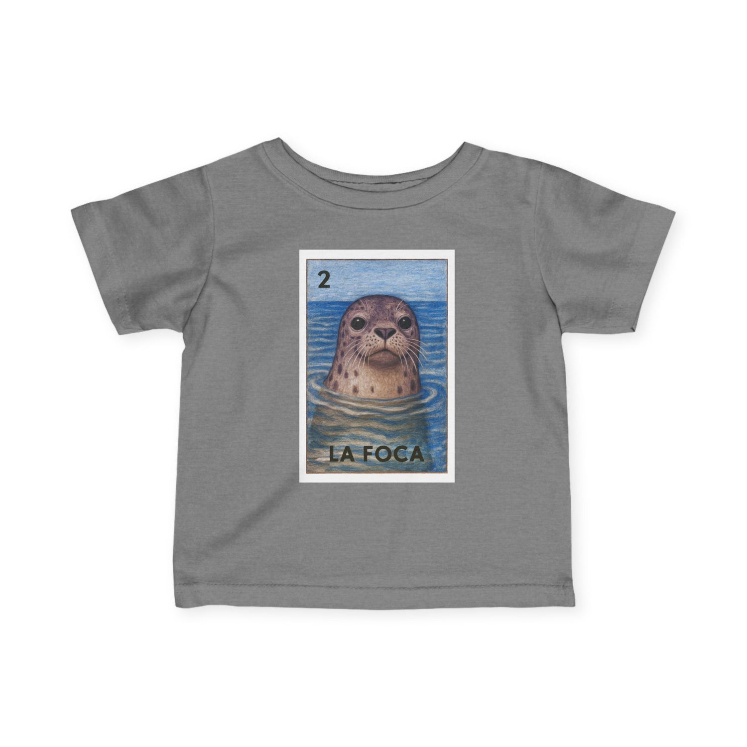 Seal Lotería - Infant 100% Cotton T-Shirt (La Foca)