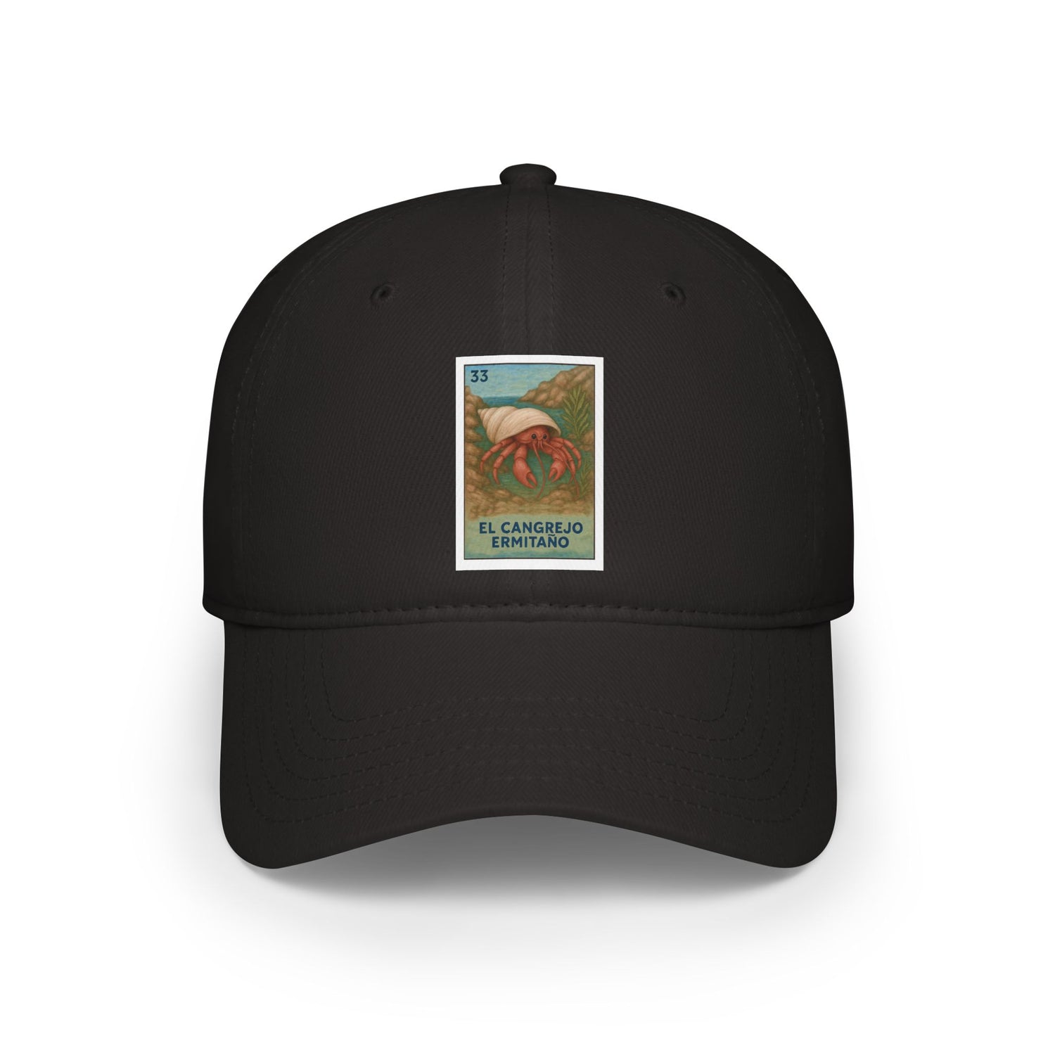 Hermit Crab Lotería Unisex - 100% Cotton Baseball Cap (El Cangrejo Ermitaño)