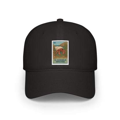 Hermit Crab Lotería Unisex - 100% Cotton Baseball Cap (El Cangrejo Ermitaño)