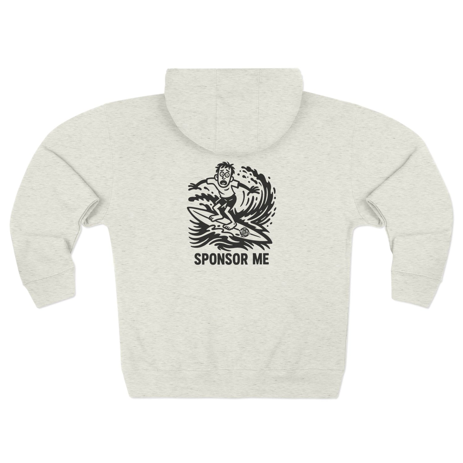 Sponsor Me Unisex - Zip Cotton Blend Fleece Hoodie