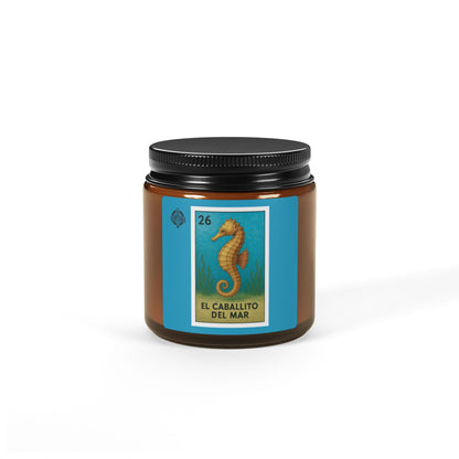 Seahorse Lotería - Scented Soy Candle (El Caballito del Mar)