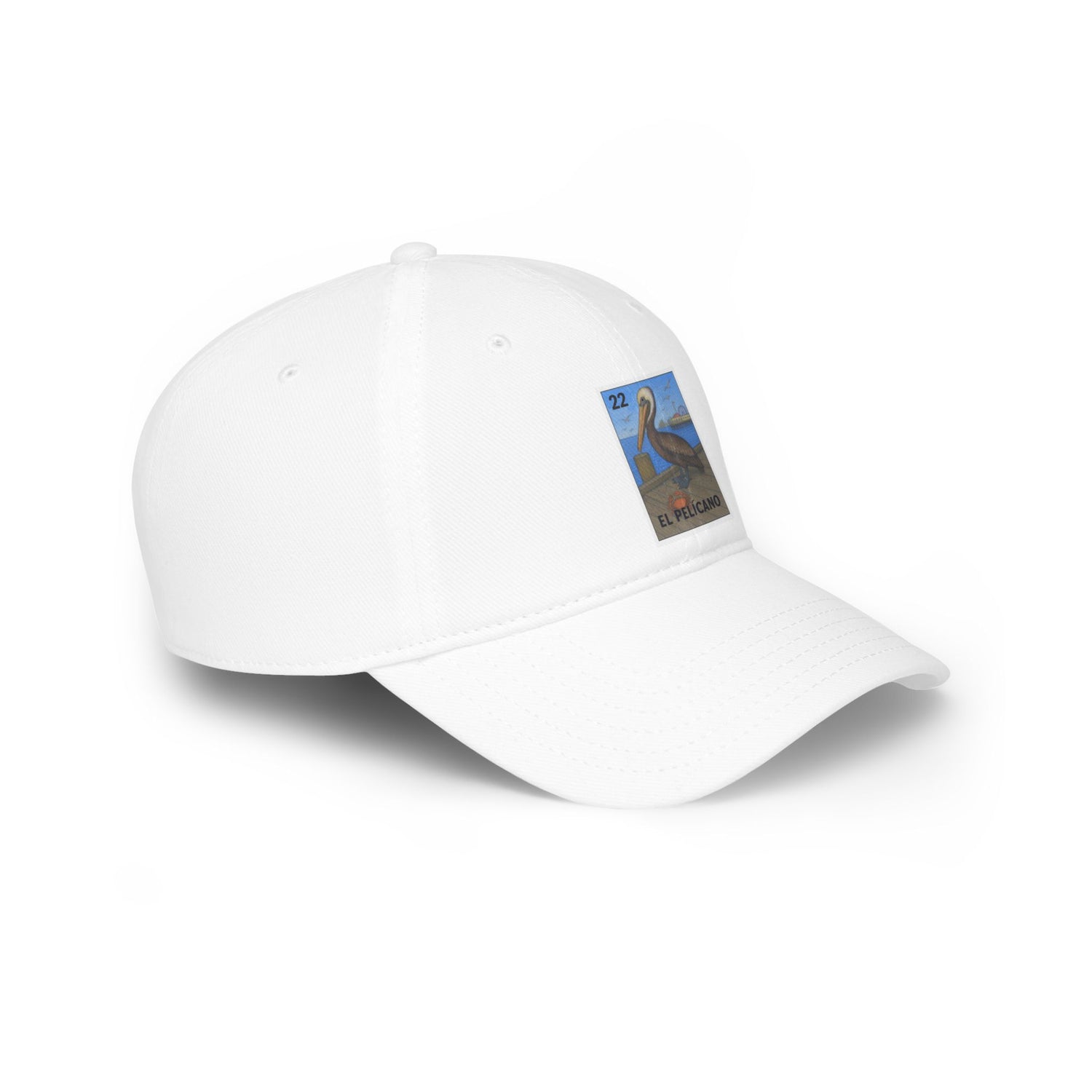 Pelican Lotería Unisex - 100% Cotton Baseball Cap (El Pelícano)