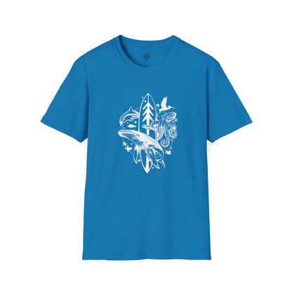 Ventana Monterey Bay by Thiago Bianchini Unisex - Soft Style U.S. Cotton T-Shirt