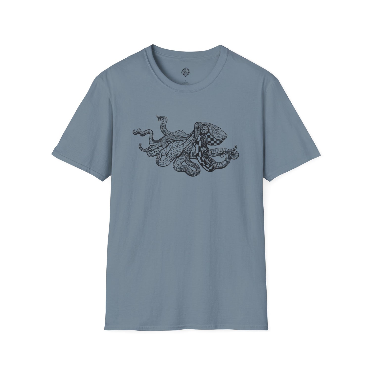 Ventangle Octopus Unisex - Soft Style U.S. Cotton T-Shirt