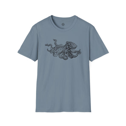 Ventangle Octopus Unisex - Soft Style U.S. Cotton T-Shirt