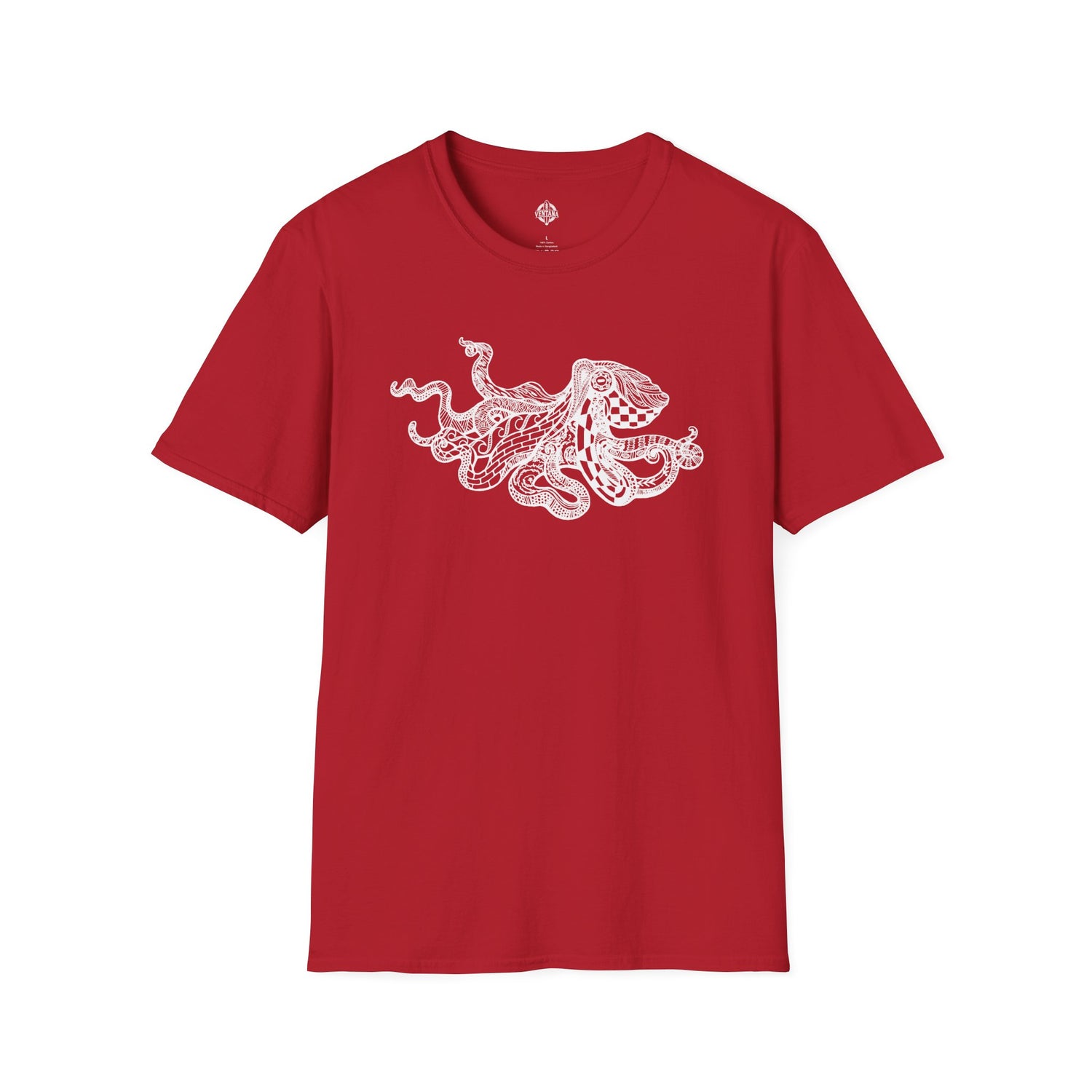 Ventangle Octopus Unisex - Soft Style U.S. Cotton T-Shirt