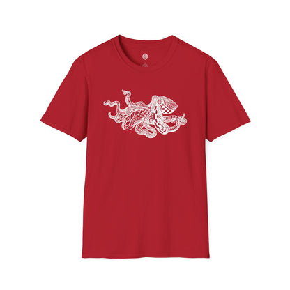 Ventangle Octopus Unisex - Soft Style U.S. Cotton T-Shirt