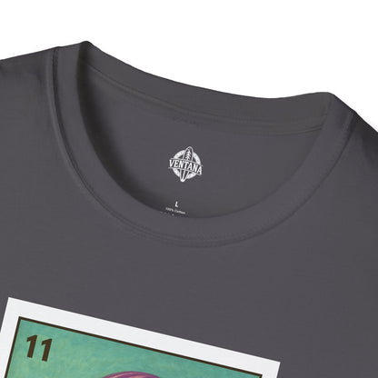 Sea Jelly Lotería Unisex - Soft Style U.S. Cotton T-Shirt (La Medusa)