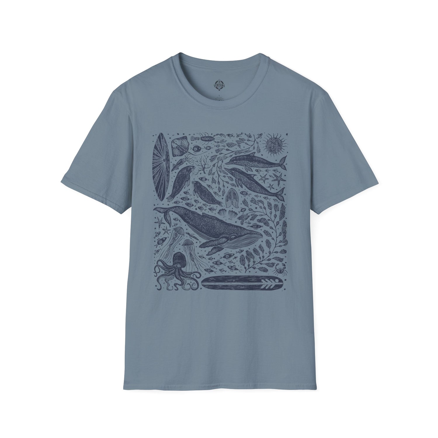 Ventana Marine Life by Lili Arnold Unisex - Soft Style U.S. Cotton T-Shirt