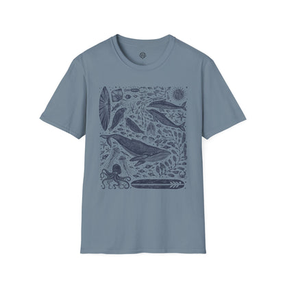 Ventana Marine Life by Lili Arnold Unisex - Soft Style U.S. Cotton T-Shirt