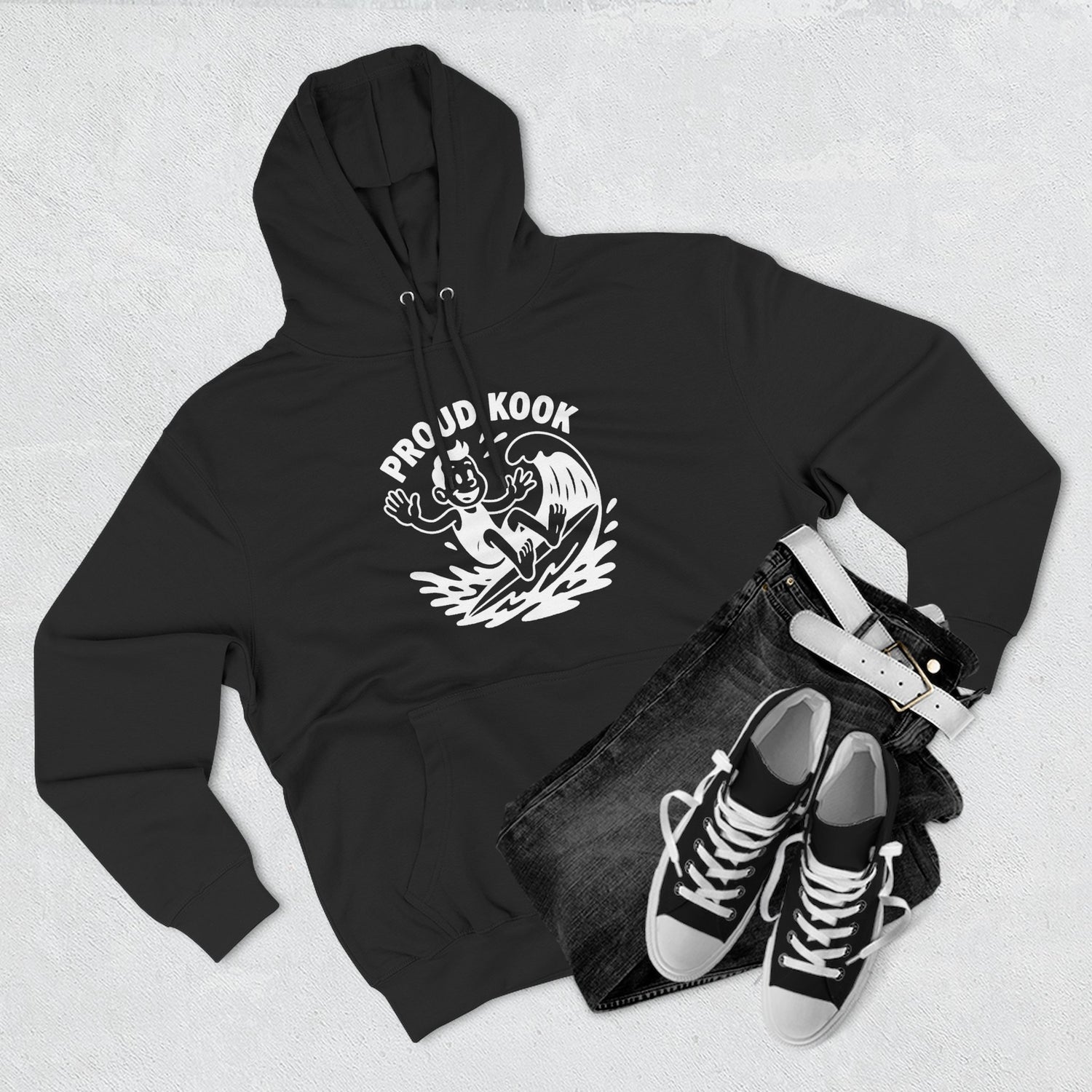 Proud Kook Unisex - Pull-Over Cotton Blend Fleece Hoodie