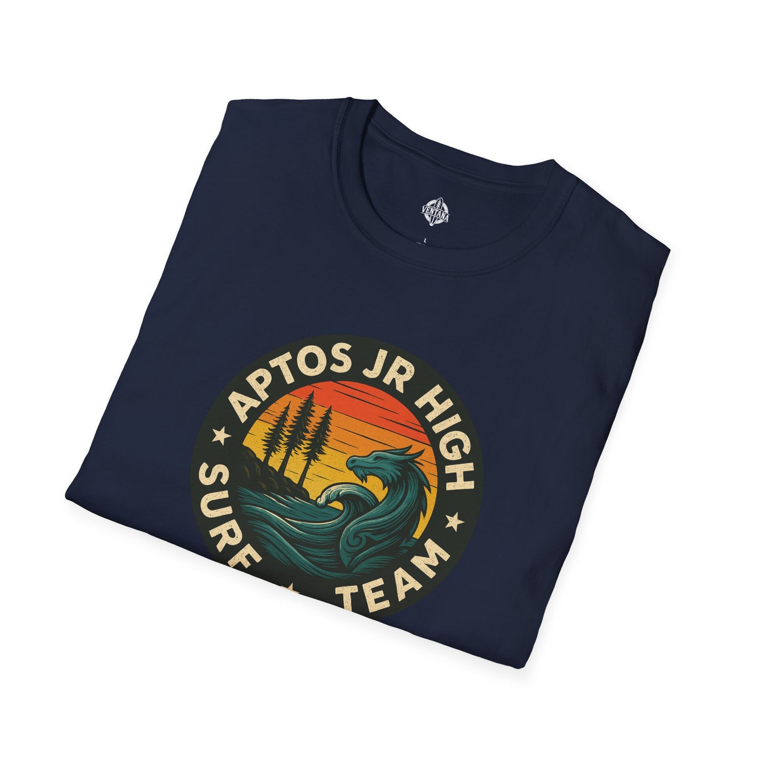Aptos Junior High Surf Team Unisex - U.S. Cotton T-Shirt