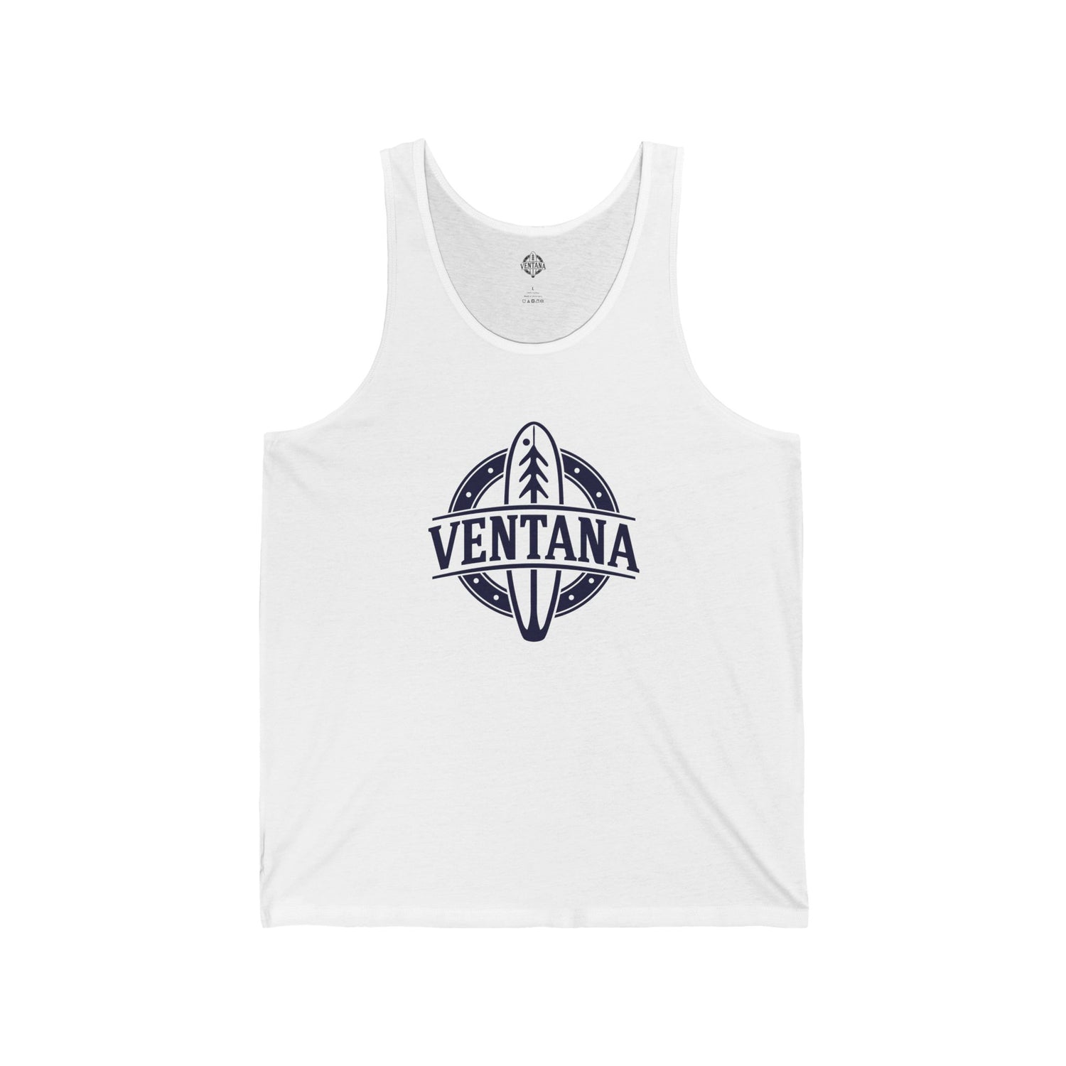 Ventana Treefish Logo - Cotton Jersey Tank Top Unisex
