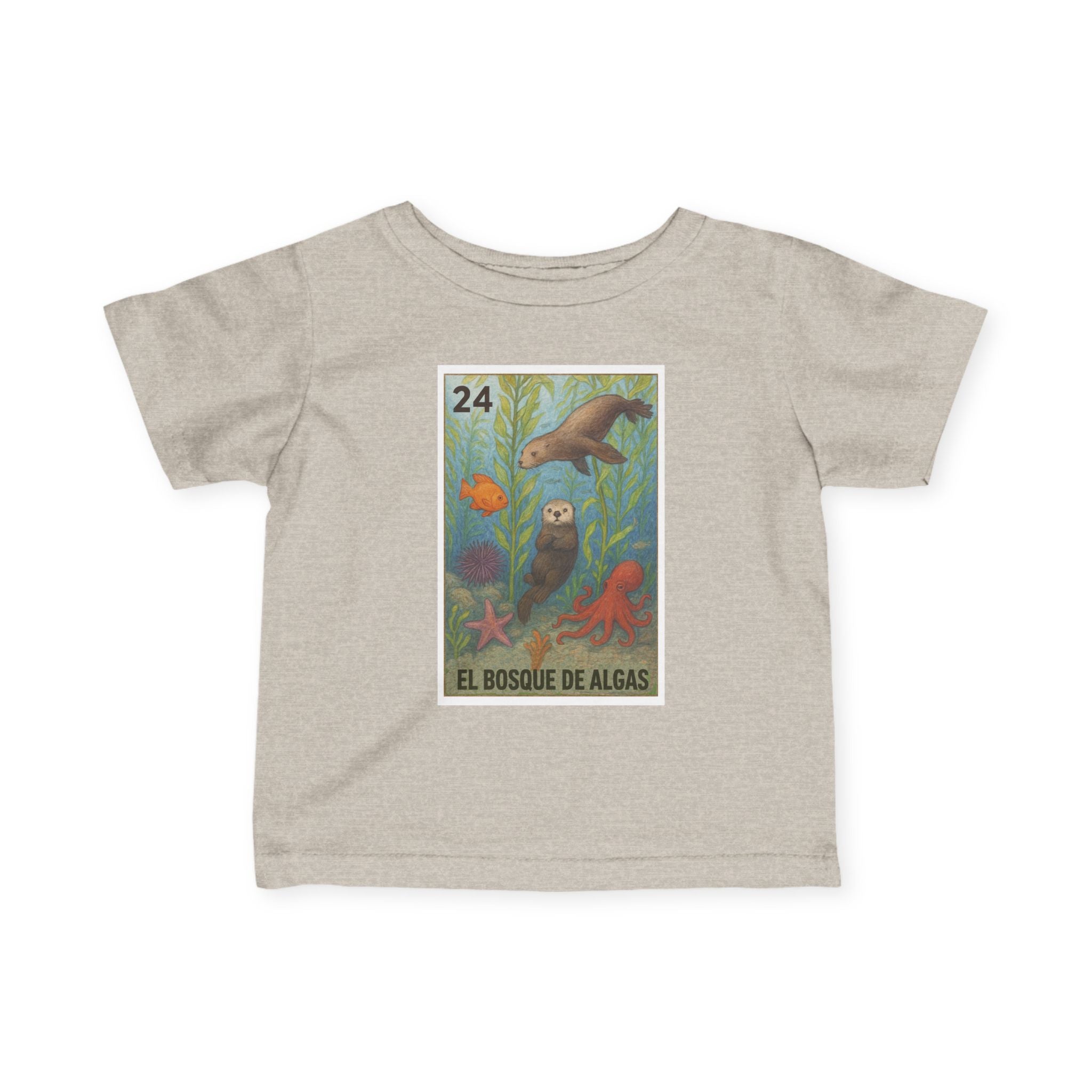 Kelp Forest Lotería - Infant 100% Cotton T-Shirt (El Bosque de Algas)