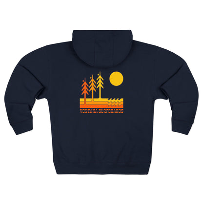 Ventana Circa 78 Unisex - Zip Cotton Blend Fleece Hoodie