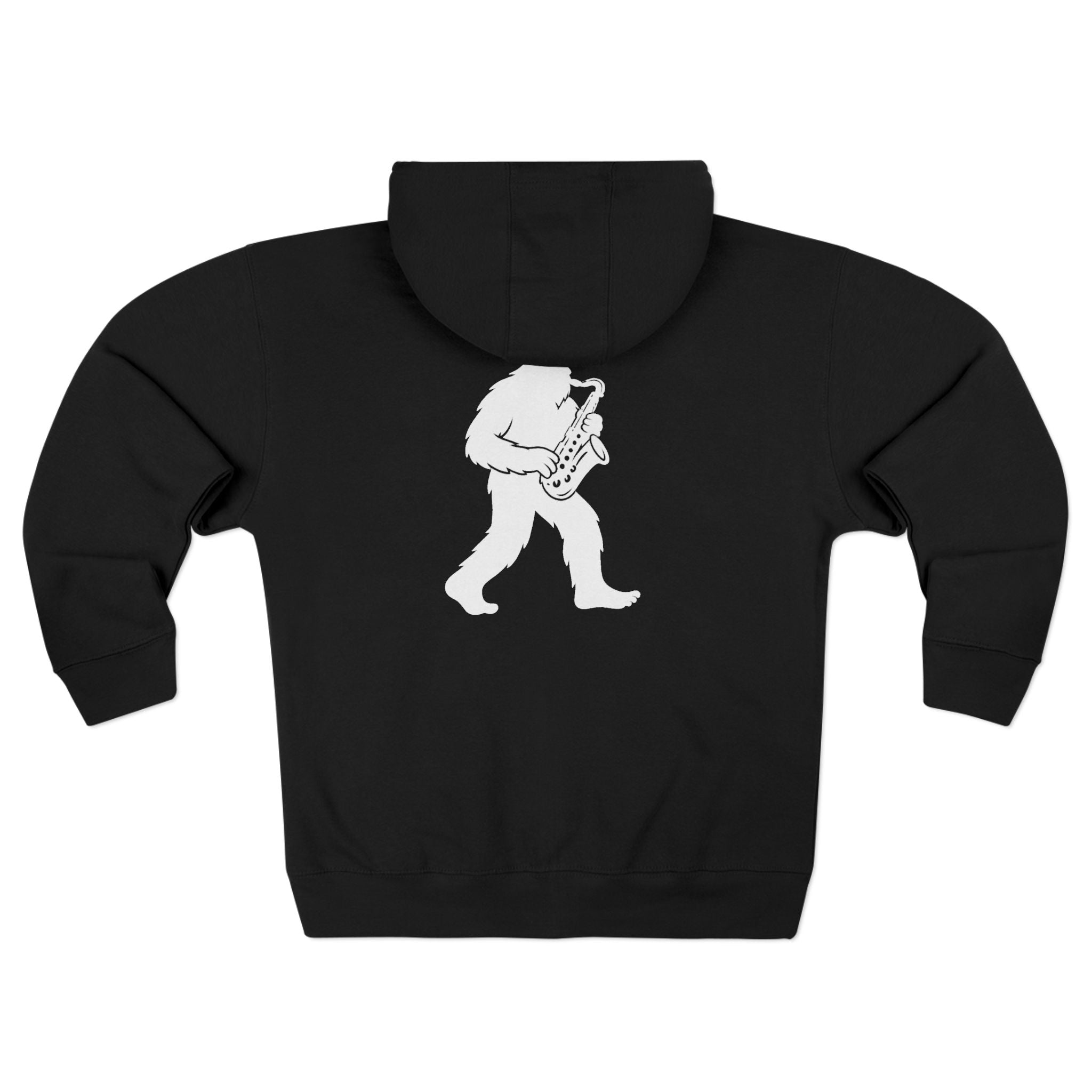 Ventana Saxsquatch Unisex - Zip Cotton Blend Fleece Hoodie