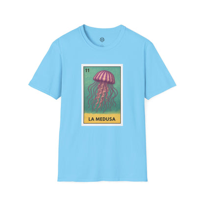 Sea Jelly Lotería Unisex - Soft Style U.S. Cotton T-Shirt (La Medusa)