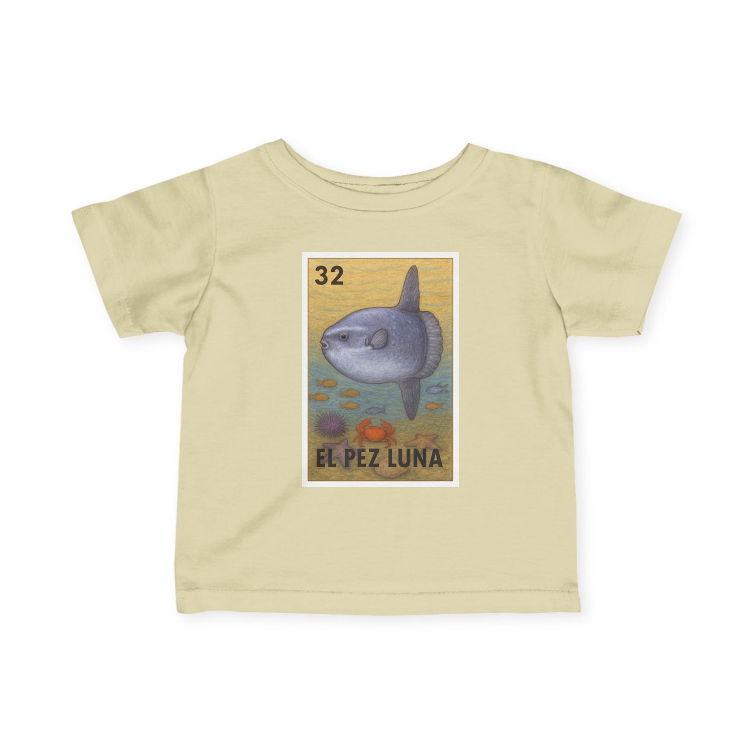 Sunfish Lotería - Infant 100% Cotton T-Shirt (El Pez Luna)