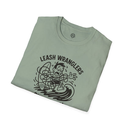 Leash Wranglers Surf Team Unisex - Soft Style U.S. Cotton T-Shirt