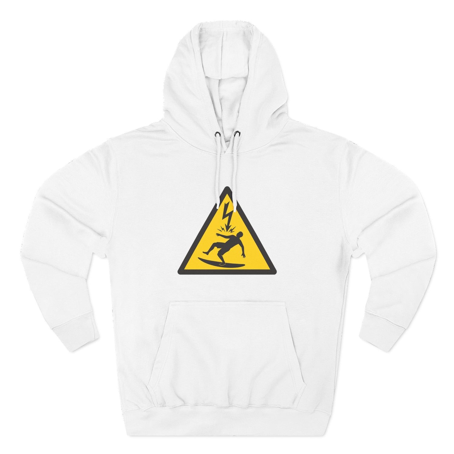 Electric Surfer Unisex - Pull-Over Cotton Blend Fleece Hoodie