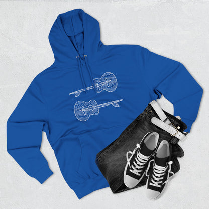 Ventana Santa Cruz Guitar Collab Unisex - Pull-Over Cotton Blend Fleece Hoodie