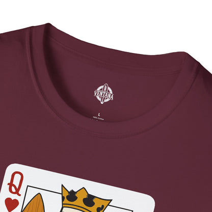 Queen of Hearts Surfer Unisex - U.S. Cotton T-Shirt