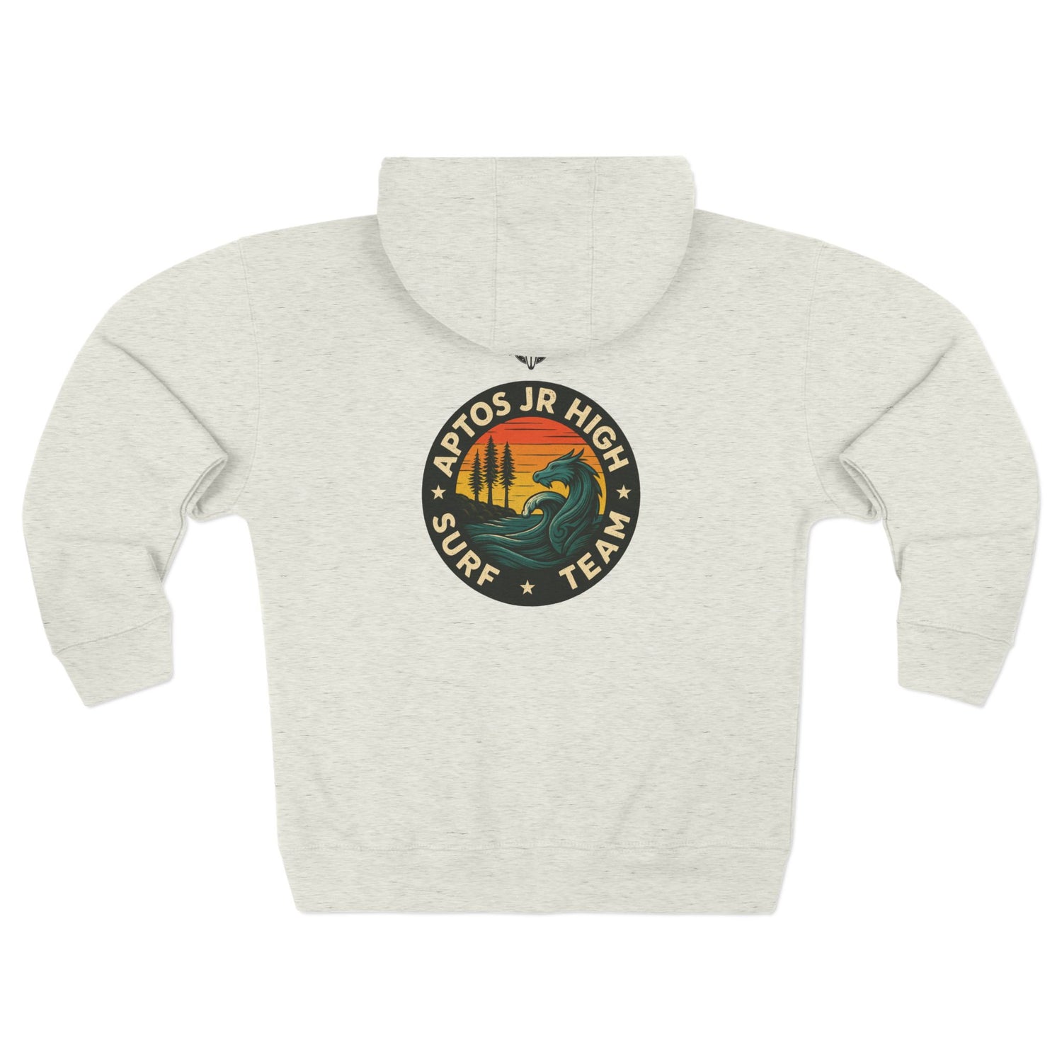 Aptos Junior High Surf Team Unisex - Zip Cotton Blend Fleece Hoodie