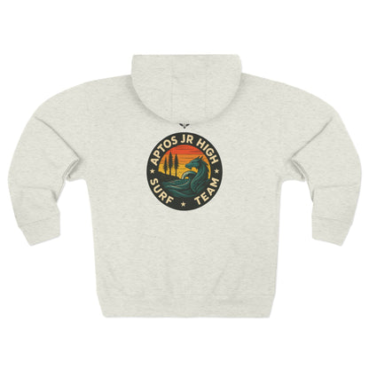 Aptos Junior High Surf Team Unisex - Zip Cotton Blend Fleece Hoodie