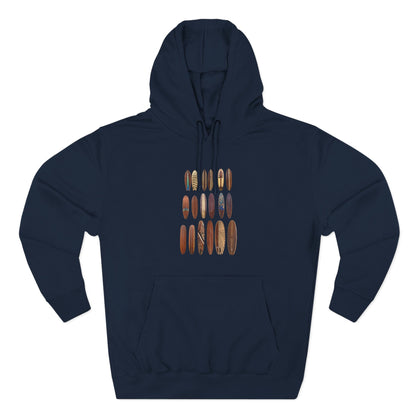 Ventana Wooden Surfboards Unisex - Pull-Over Cotton Blend Fleece Hoodie