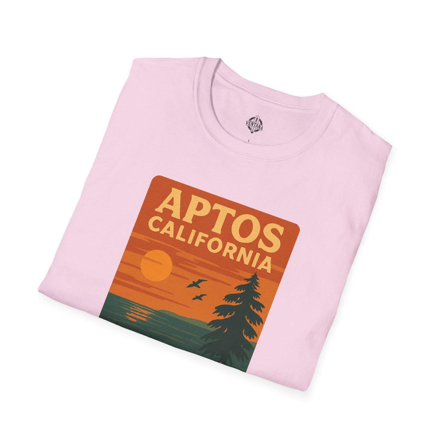 Aptos California Sunset Unisex - U.S. Cotton T-Shirt