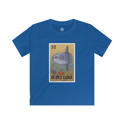 Sunfish Lotería Kids - Soft Style U.S. Cotton T-Shirt (El Pez Luna)