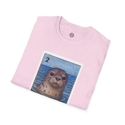 Seal Lotería Unisex - Soft Style U.S. Cotton T-Shirt