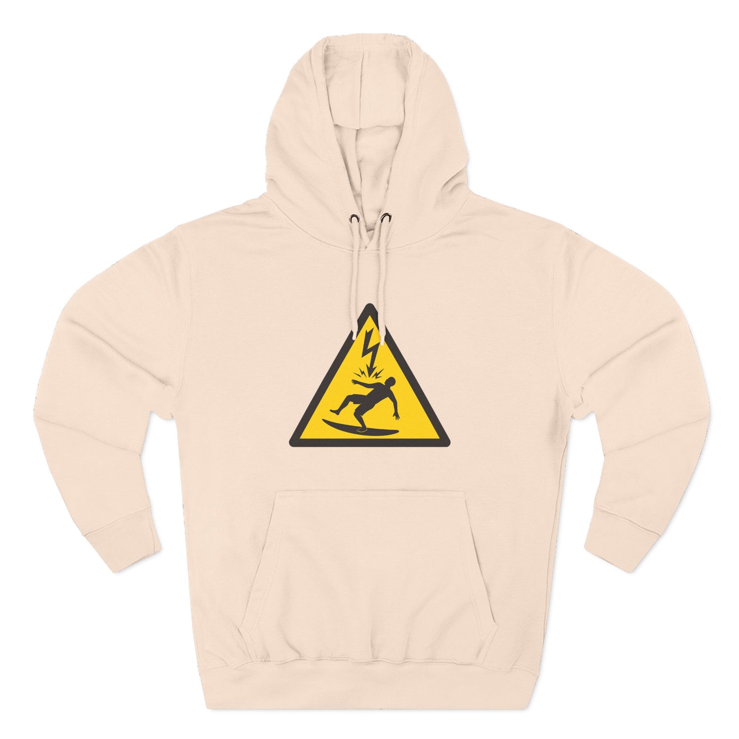 Electric Surfer Unisex - Pull-Over Cotton Blend Fleece Hoodie