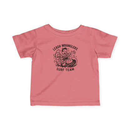 Leash Wranglers Surf Team - Infant 100% Cotton T-Shirt