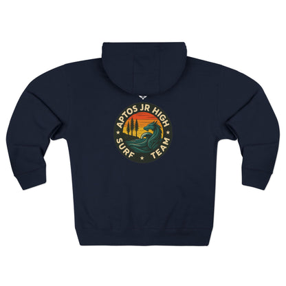 Aptos Junior High Surf Team Unisex - Zip Cotton Blend Fleece Hoodie