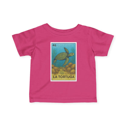 Turtle Lotería - Infant 100% Cotton T-Shirt (La Tortuga)