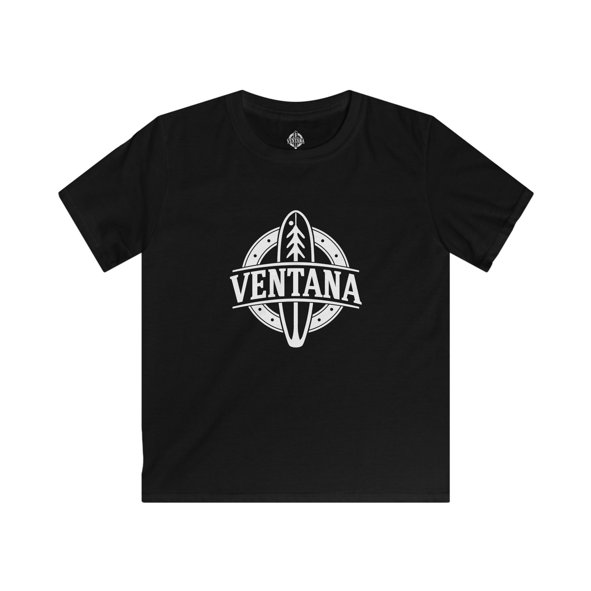 Ventana Treefish Logo Kids - Soft Style U.S. Cotton T-Shirt