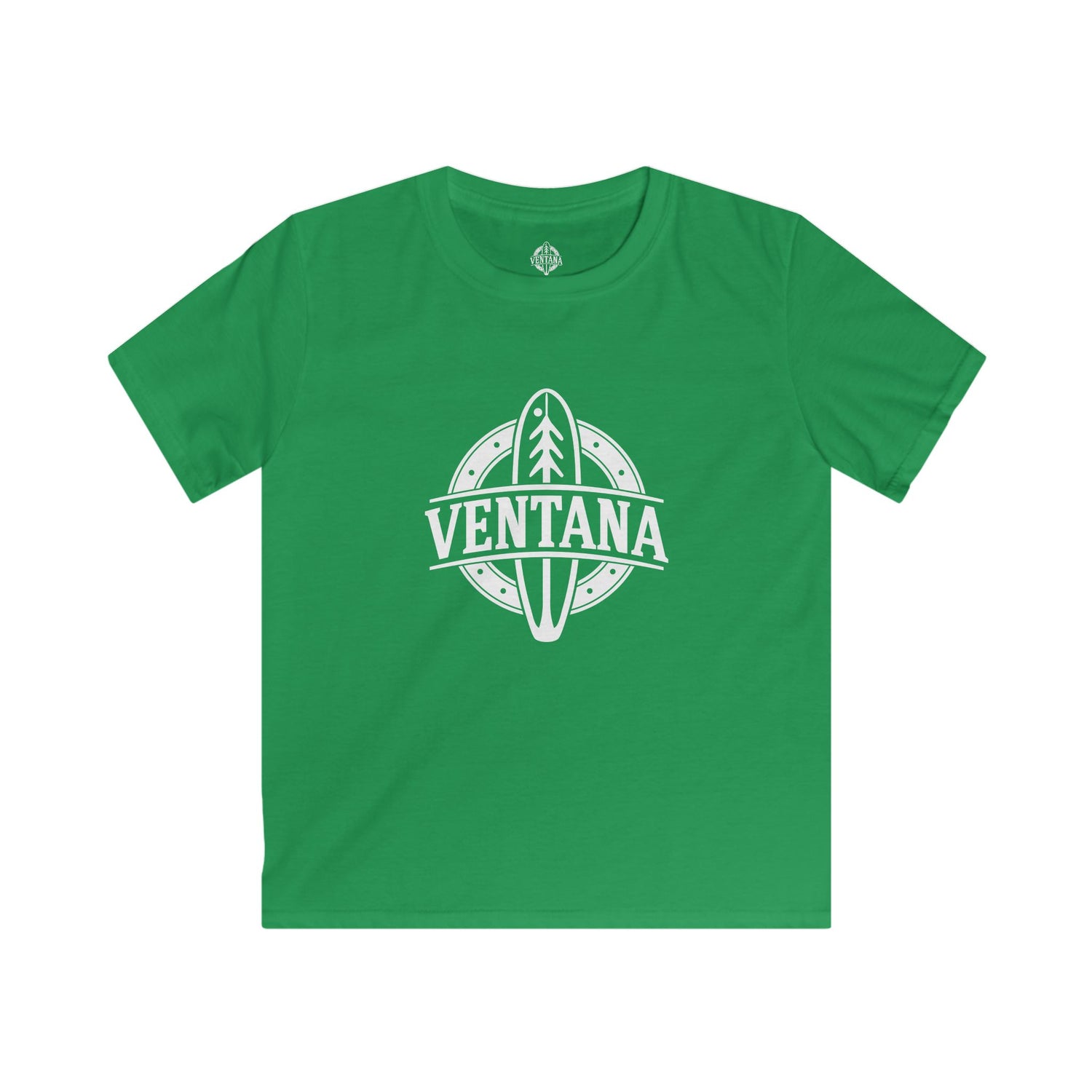 Ventana Treefish Logo Kids - Soft Style U.S. Cotton T-Shirt